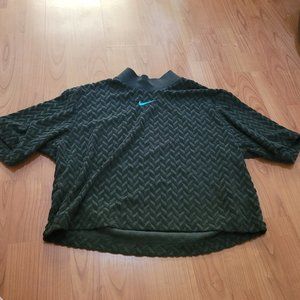 Hunter Green Nike Crop Top S